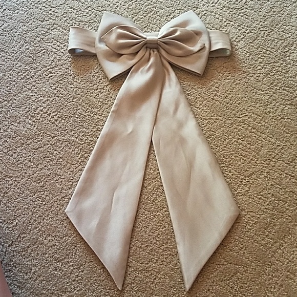 satin flower girl sash with back bow